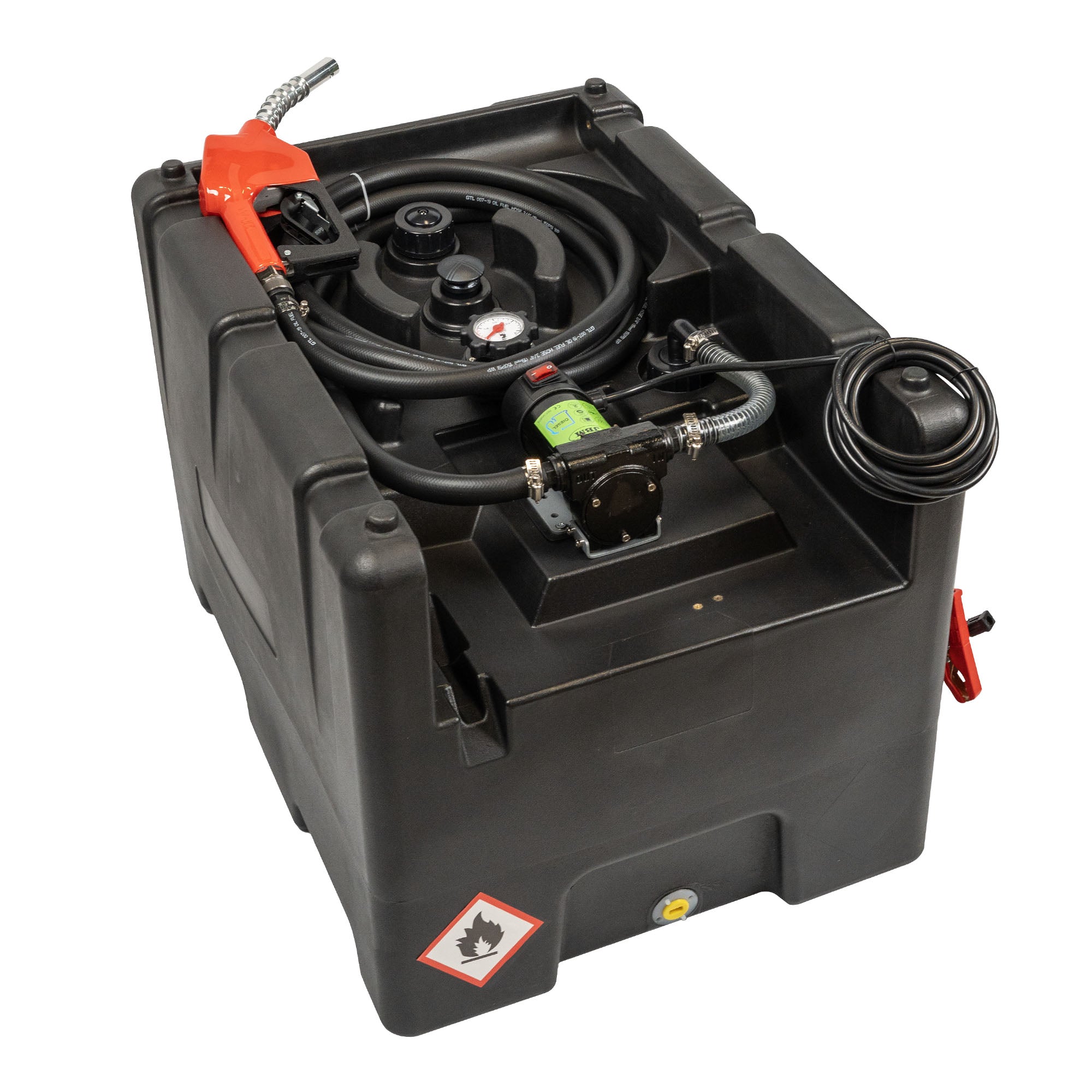 POMPA ELETTRICA PER CARBURANTE DIESEL CON SERBATOIO DA 200L JBM 54875