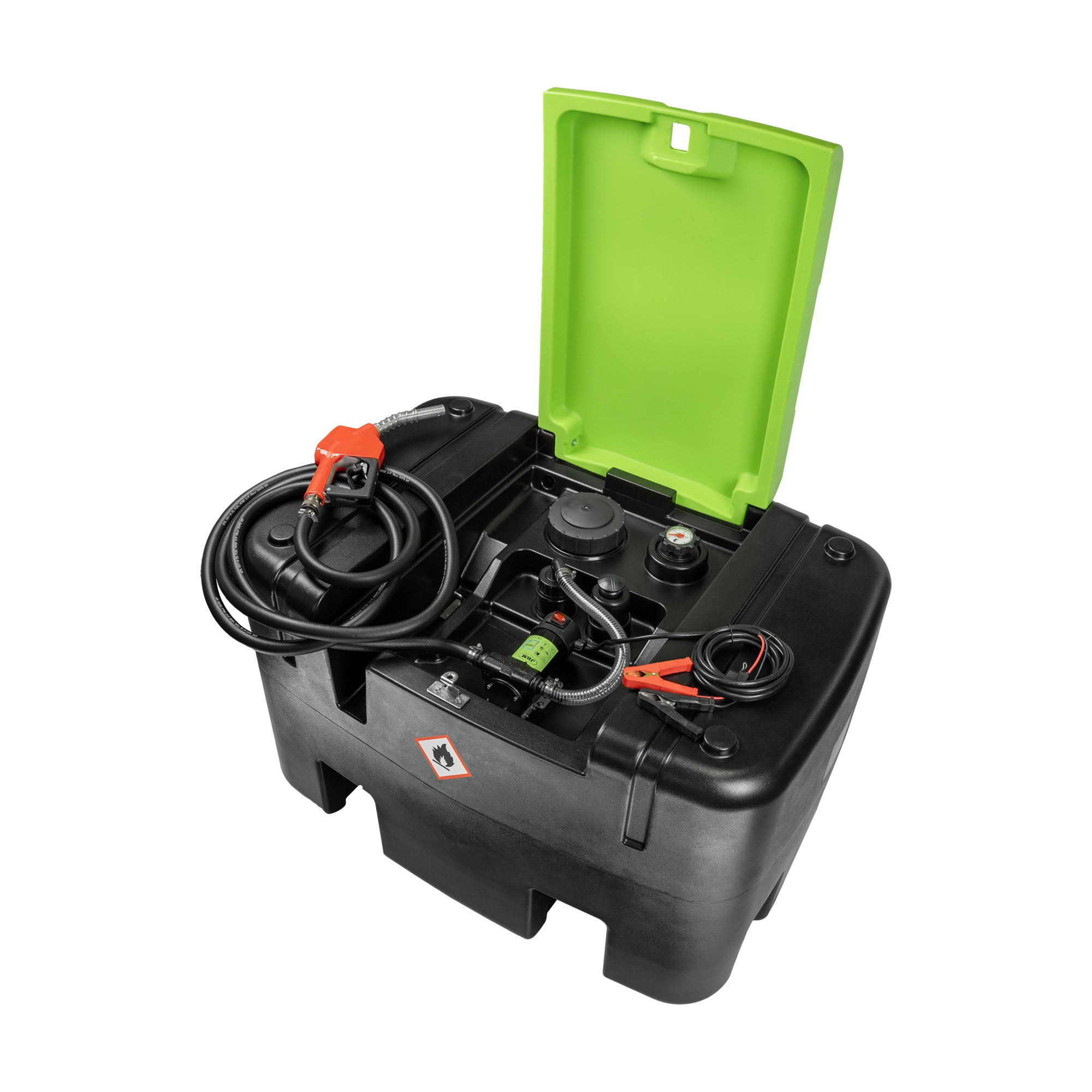 POMPA ELETTRICA PER CARBURANTE DIESEL CON SERBATOIO DA 400L JBM 54876