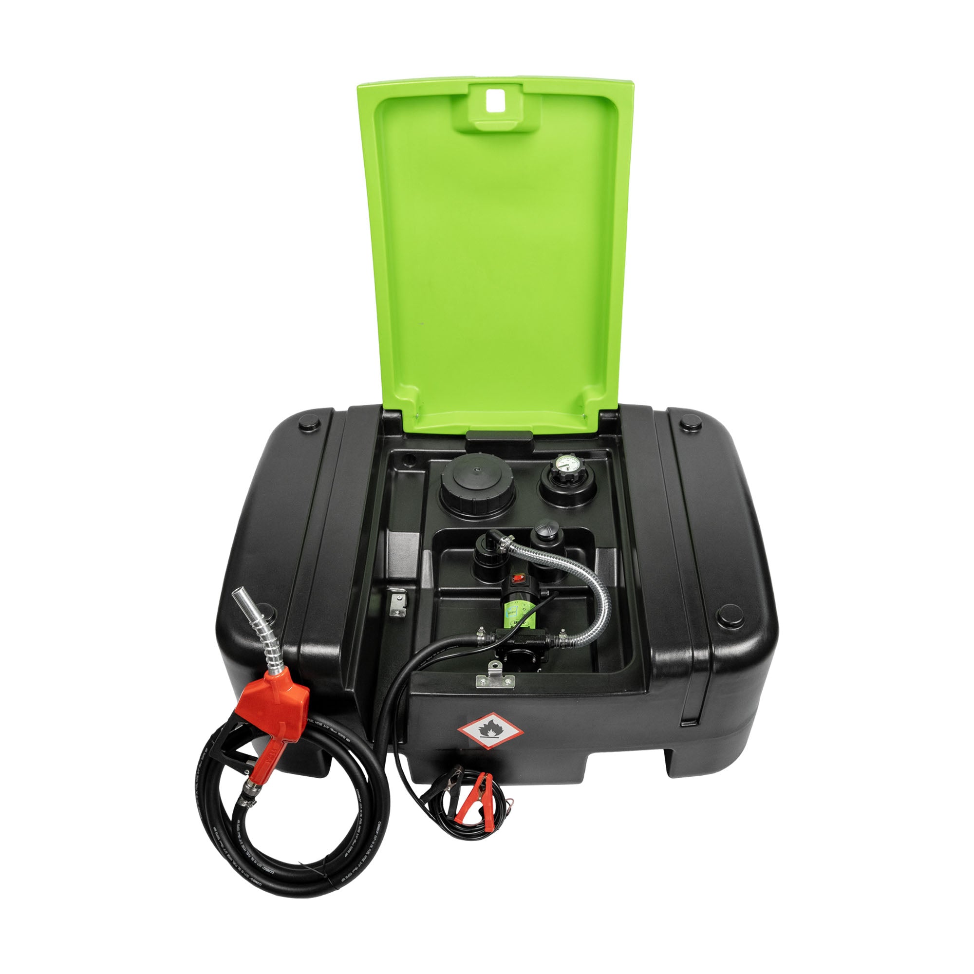 POMPA ELETTRICA PER GASOLIO CON SERBATOIO DA 210L JBM 54881