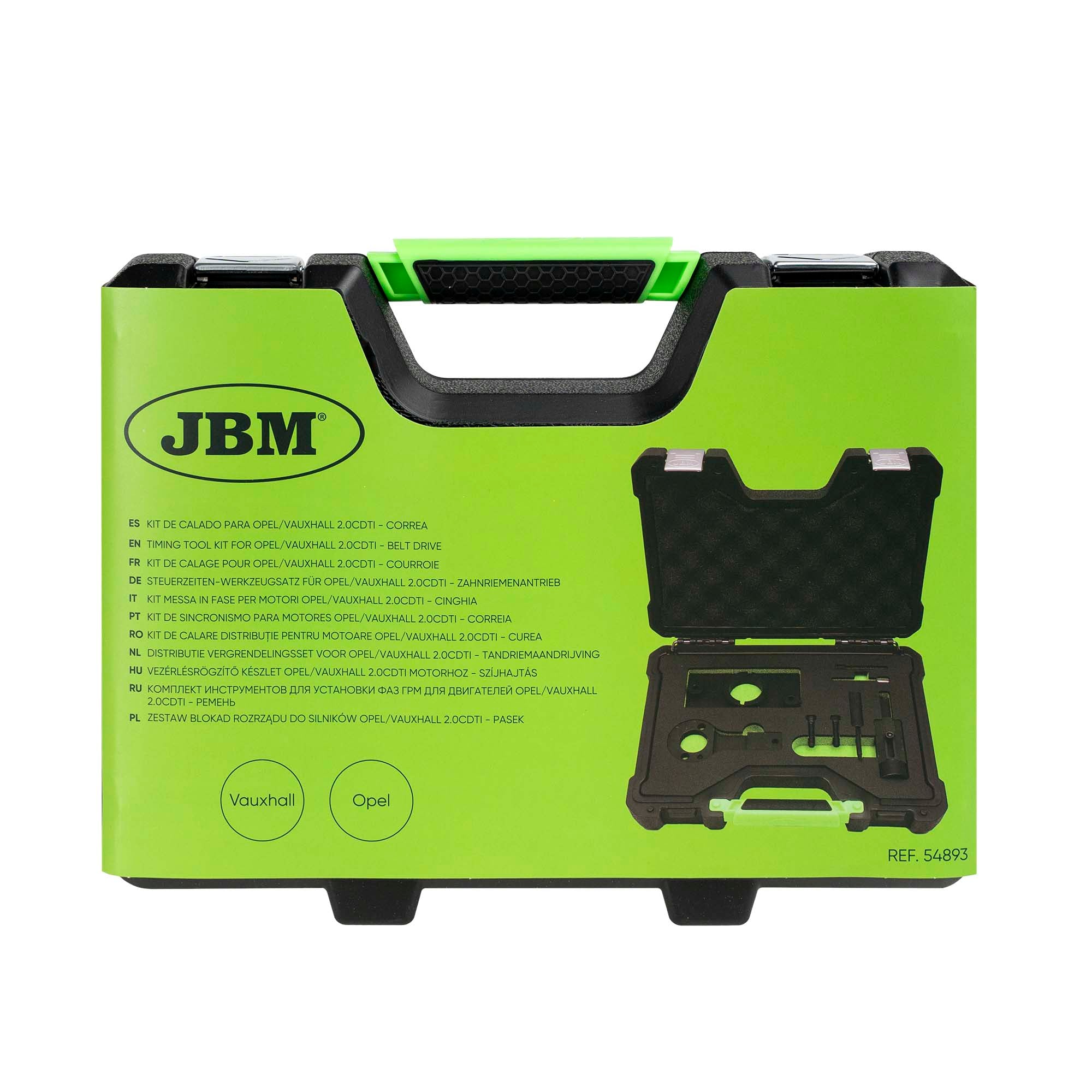 KIT MESSA IN FASE PER MOTORI OPEL/VAUXHALL 2.0CDTI - CINGHIA 54893 JBM