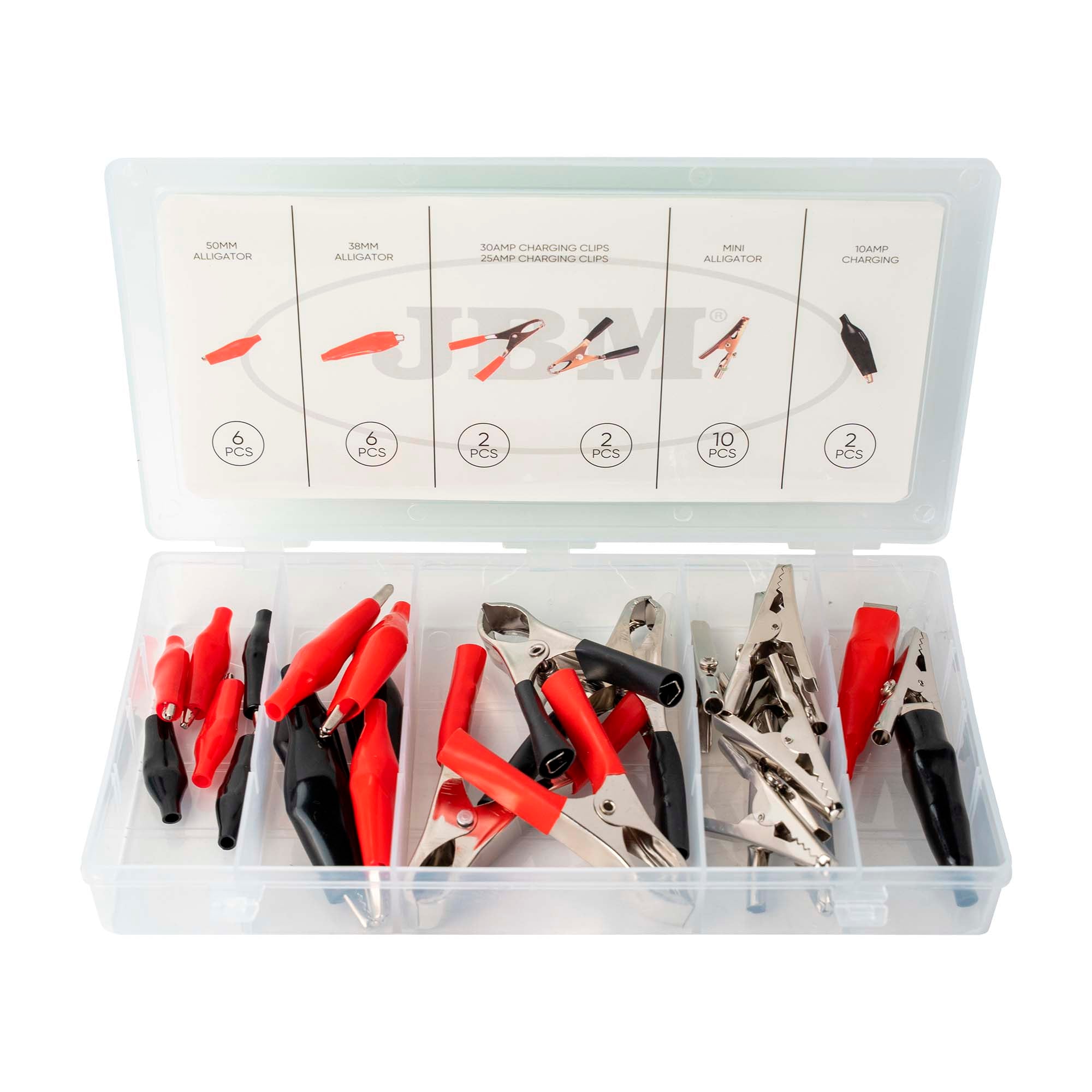CONFEZIONE ASSORTITA DI CLIP ELETTRICHE DA 28 UNITÀ 54941 JBM