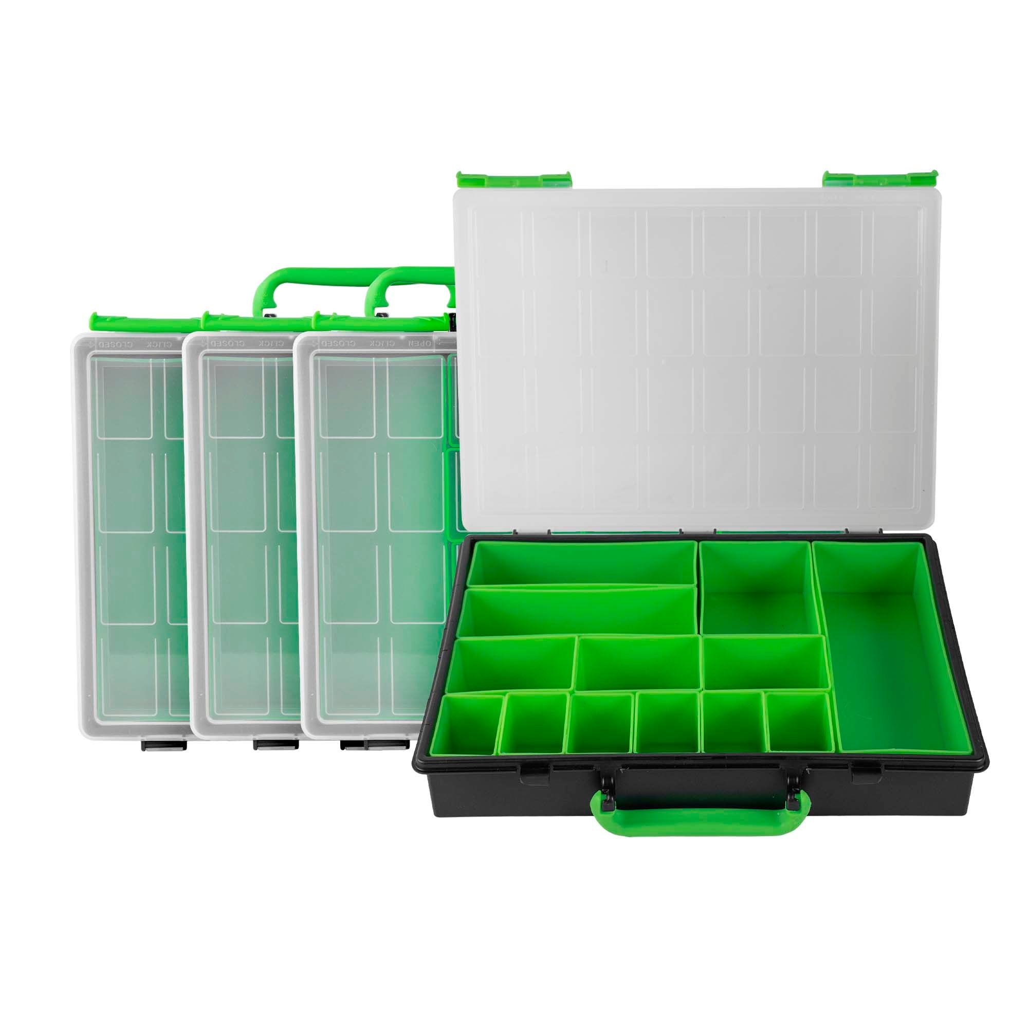 CASSA CON 4 VALIGETTE IN PLASTICA ESTRAIBILI JBM 54969