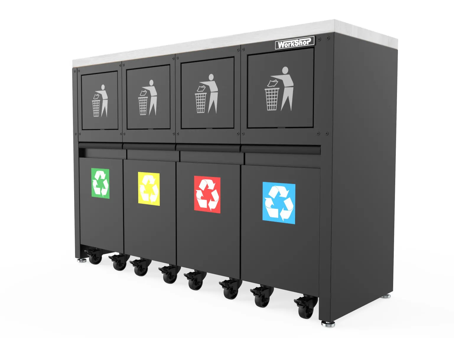 Modulo raccolta differenziata Officina Workshopitaly MPS Total Black