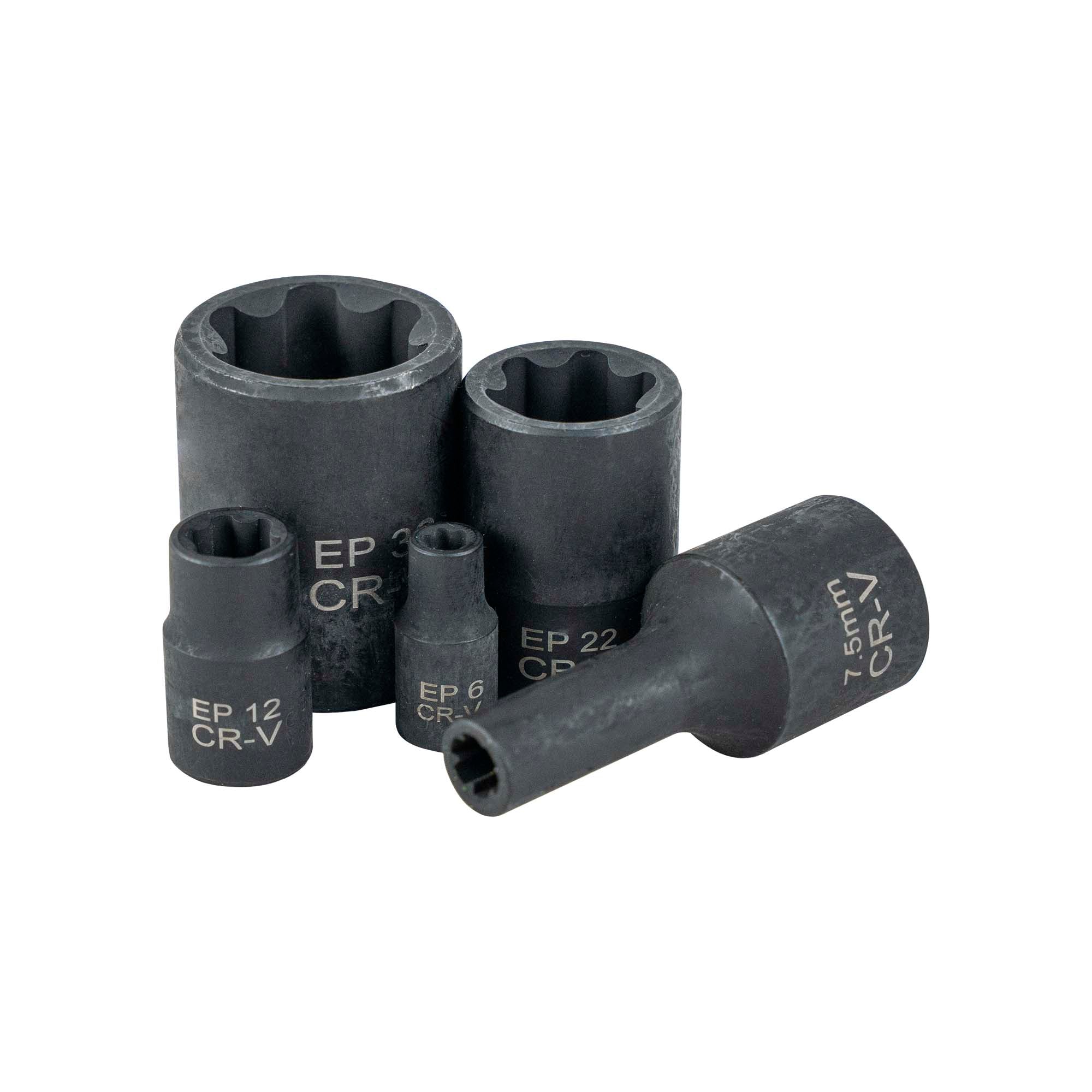 VALIGETTA DI BUSSOLE TORX PLUS, 5 E 6 PUNTE, SPECIALE TESLA 55123 JBM