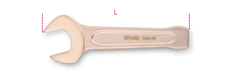 Chiavi a forchetta semplici a percussione antiscintilla Beta 58BA-AS