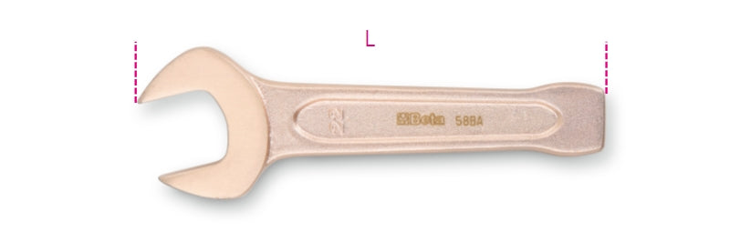 Chiavi a forchetta semplici a percussione antiscintilla Beta 58BA