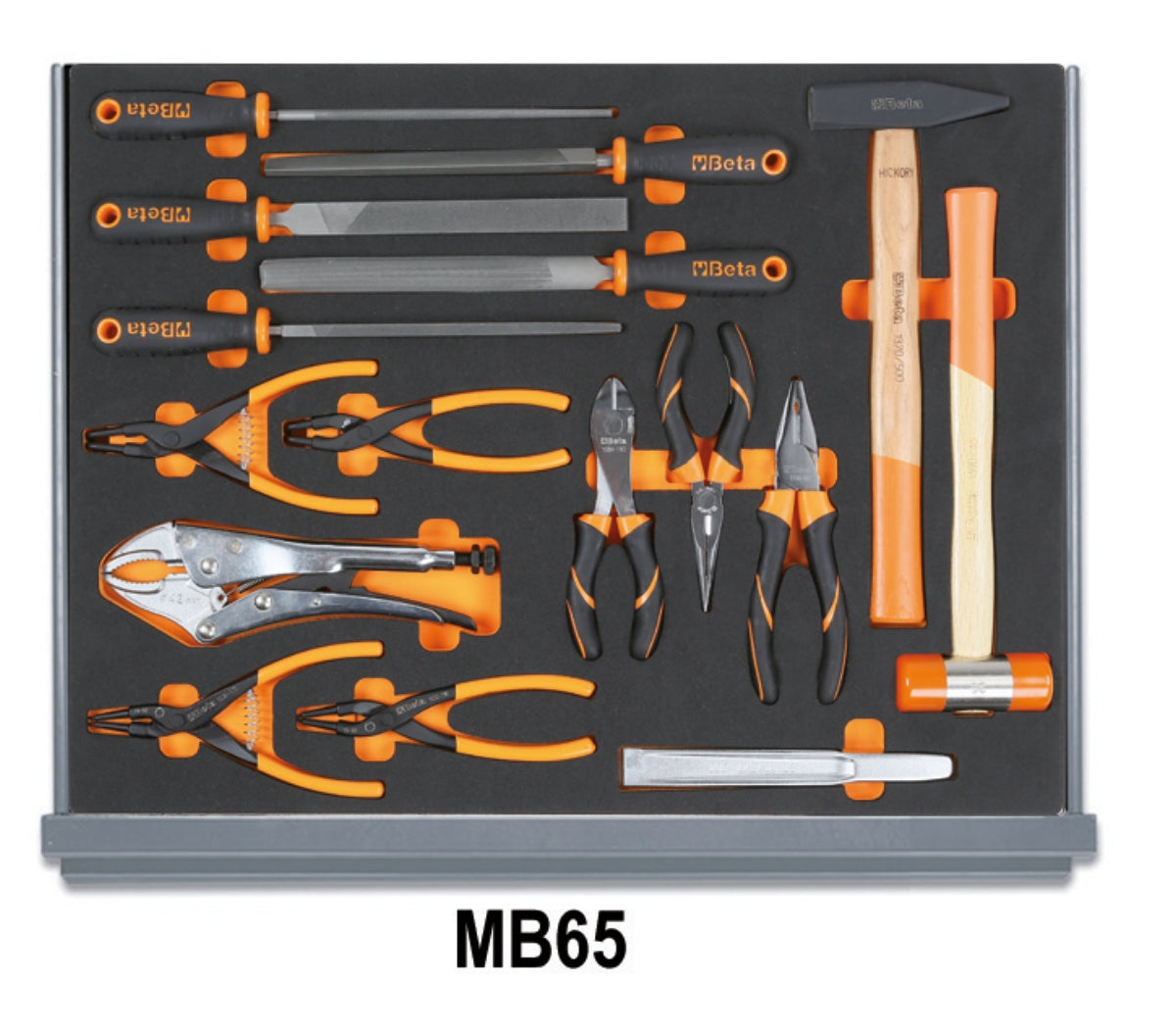 Assortimento di 94 utensili per elettrotecnica in vassoio morbido in EVA Beta 5935ET/1MB