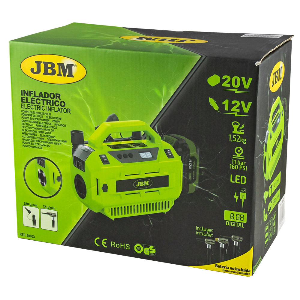 POMPA GONFIAGOMME ELETTRICA 60003 JBM