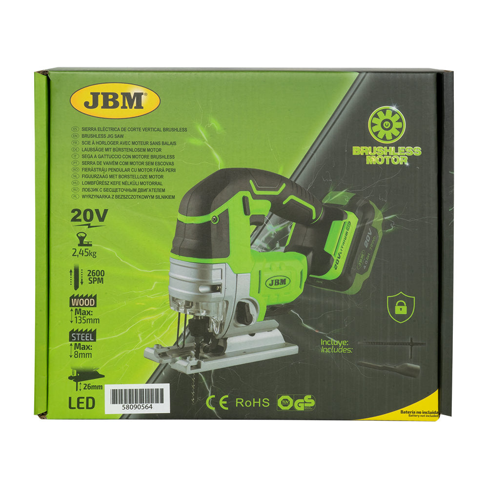 SEGA A SCIABOLA CON MOTORE BRUSHLESS 60010 JBM