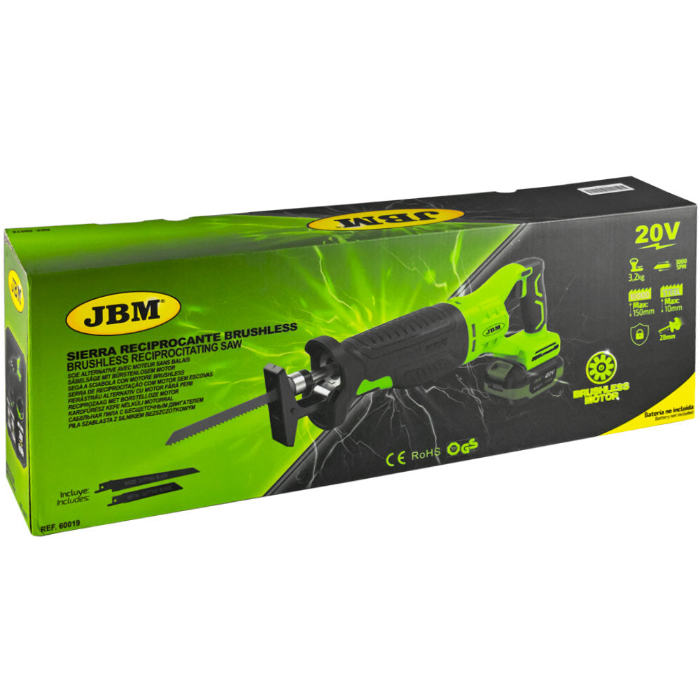 SEGA A SCIABOLA BRUSHLESS A BATTERIA 60019 JBM