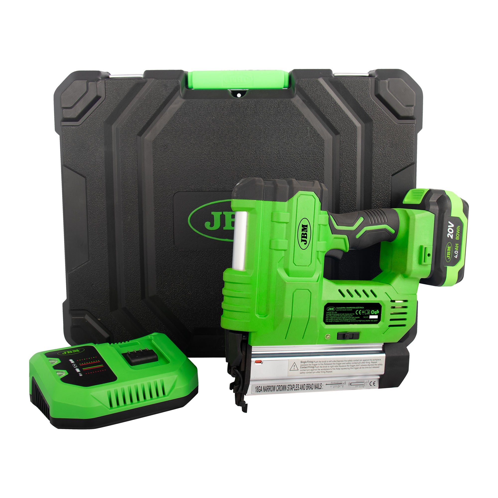 CHIODATRICE BRUSHLESS A BATTERIA CON CUSTODIA 60037C JBM