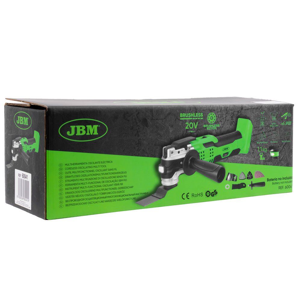 STRUMENTO MULTIFUNZIONE DI OSCILLAZIONE A BATTERIA 60041 JBM