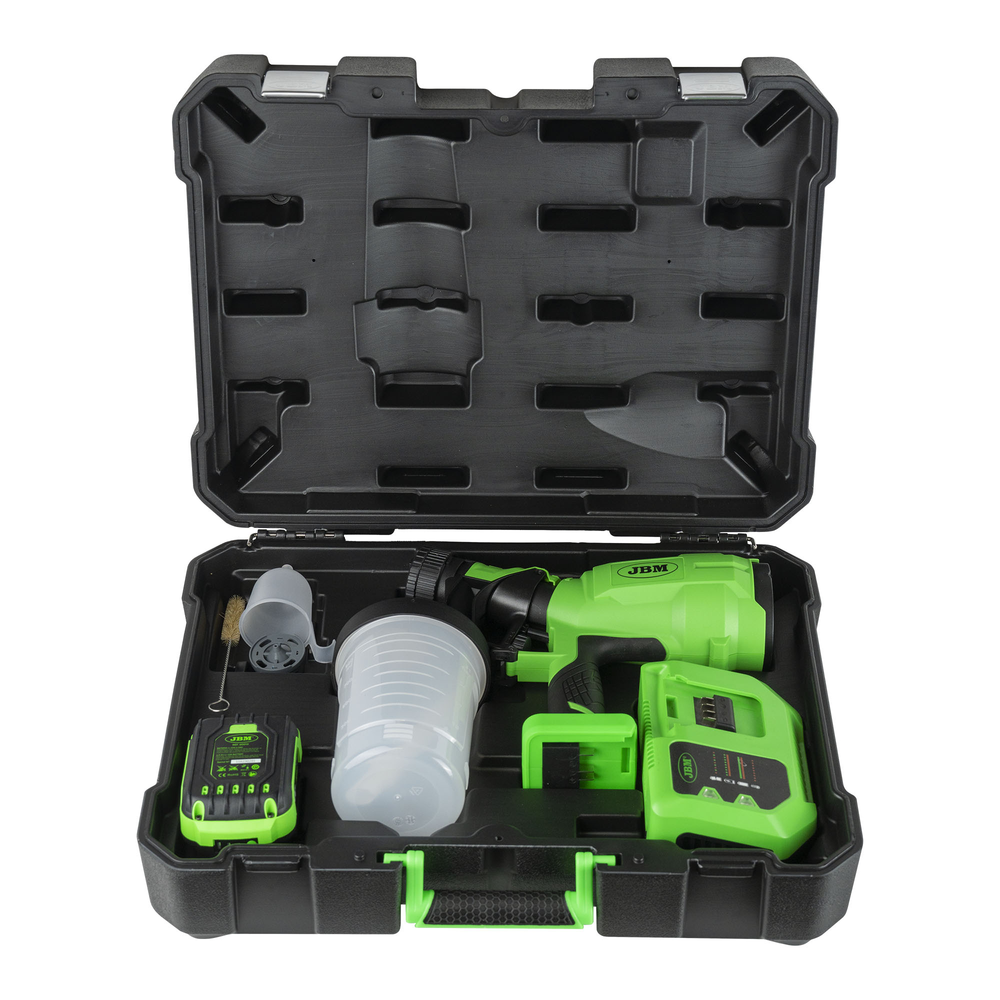 SPRUZZATORE DELLA VERNICE A BATTERIA CON CUSTODIA JBM 60043C