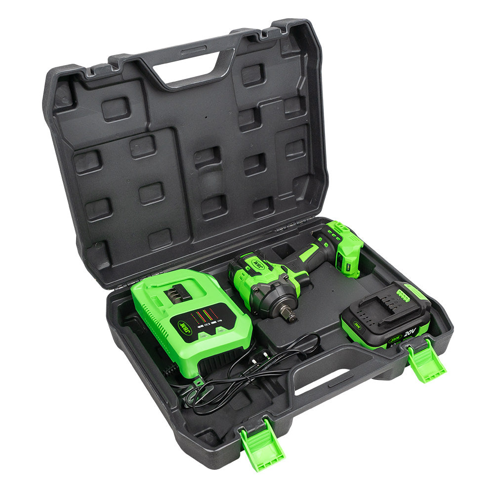 AVVITATORE PNEUMATICO BRUSHLESS A BATTERIA 1/2" 800NM CON VALIGETTA 60046C JBM