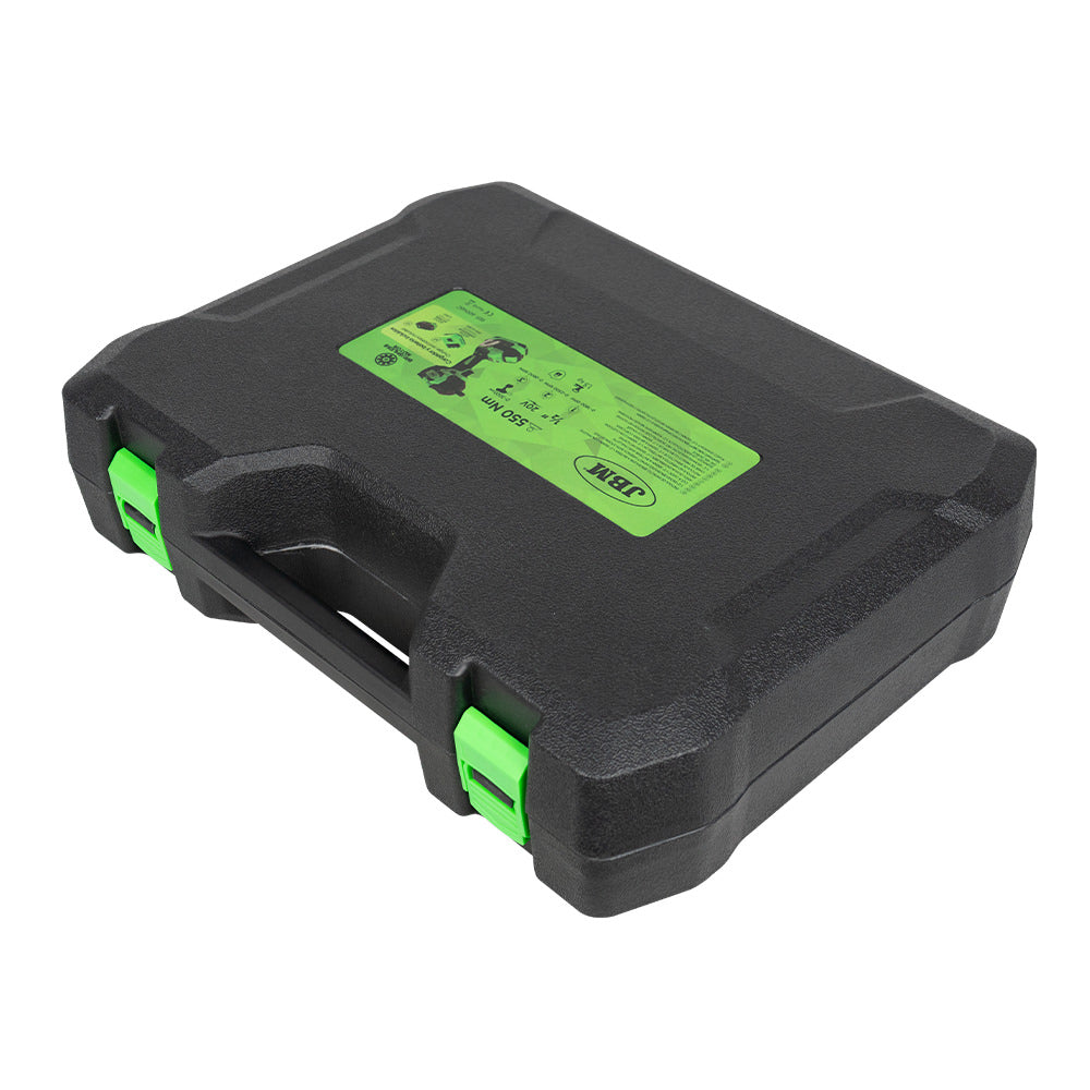 AVVITATORE PNEUMATICO BRUSHLESS A BATTERIA 1/2" 800NM CON VALIGETTA 60046C JBM