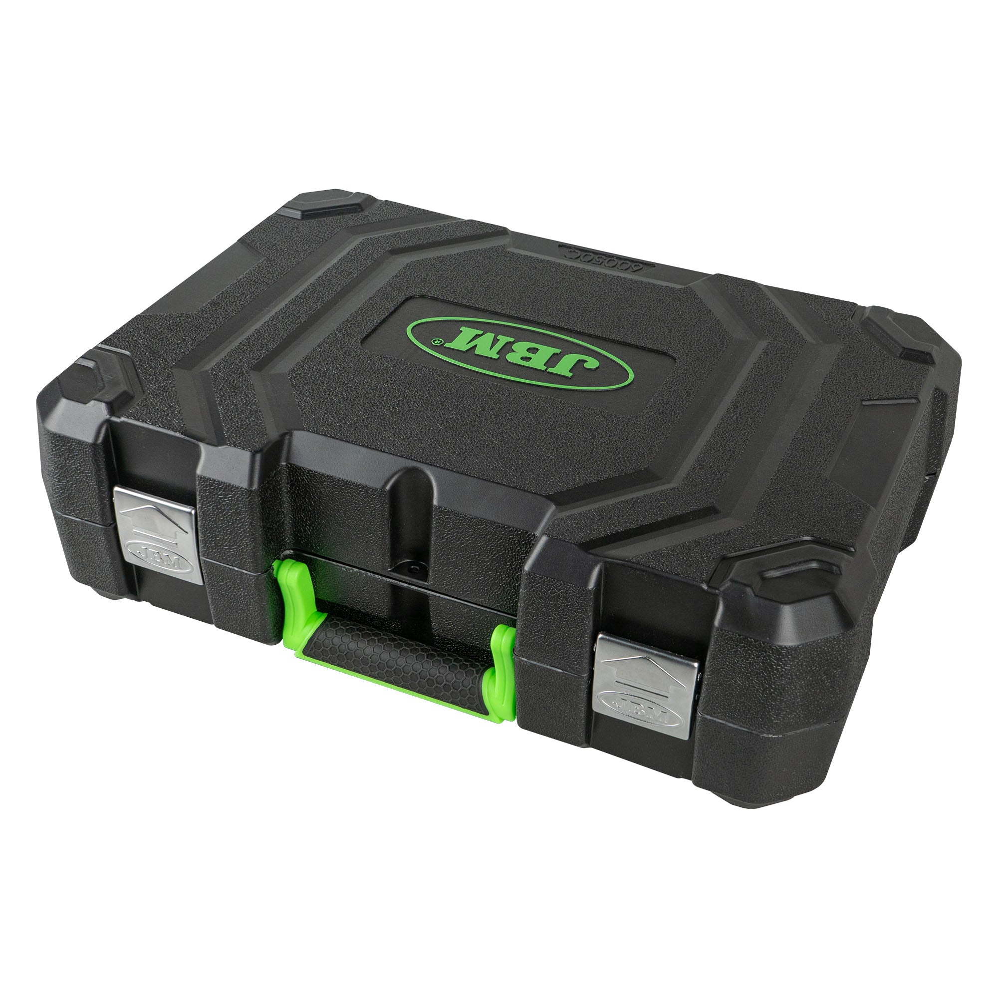 PISTOLA A IMPATTO BRUSHLESS A BATTERIA DA 1" 2300NM CON VALIGETTA 60050C + SET DA 8 BUSSOLE 52348 JBM SERIE 550