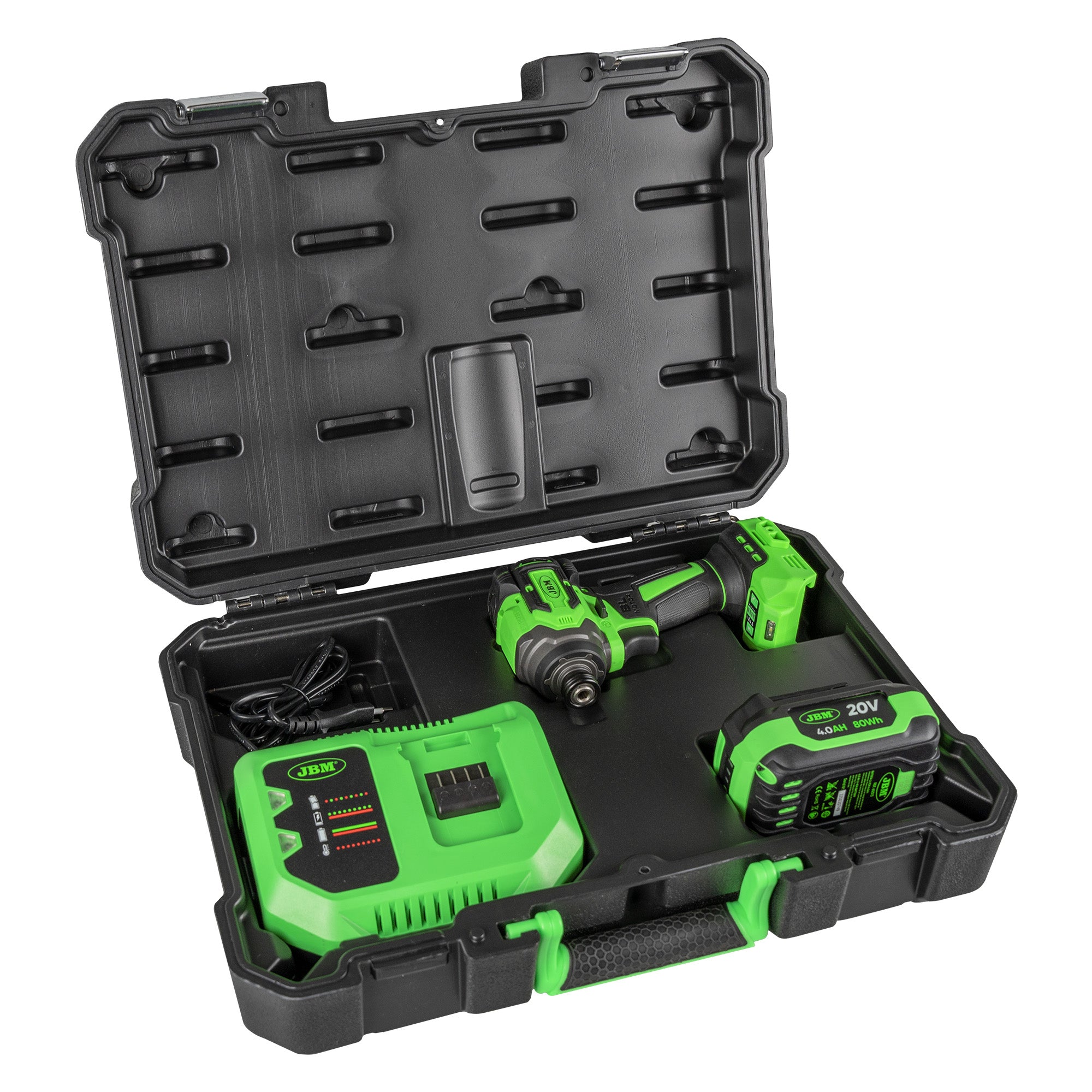 AVVITATORE A IMPULSI A BATTERIA 1/4" 230NM CON VALIGETTA 60052C JBM