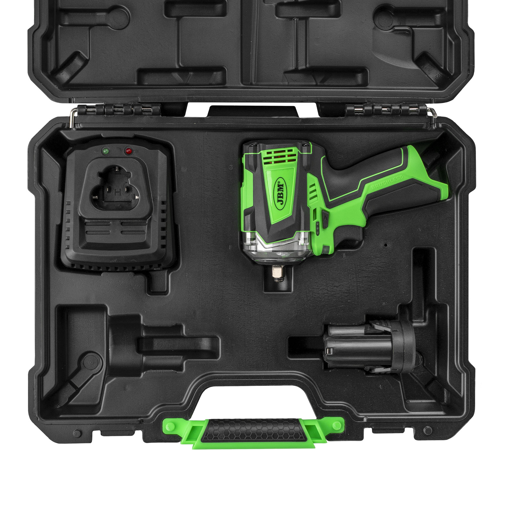 CHIAVE A IMPULSI 3/8" 250NM BRUSHLESS CON CUSTODIA JBM 60059C