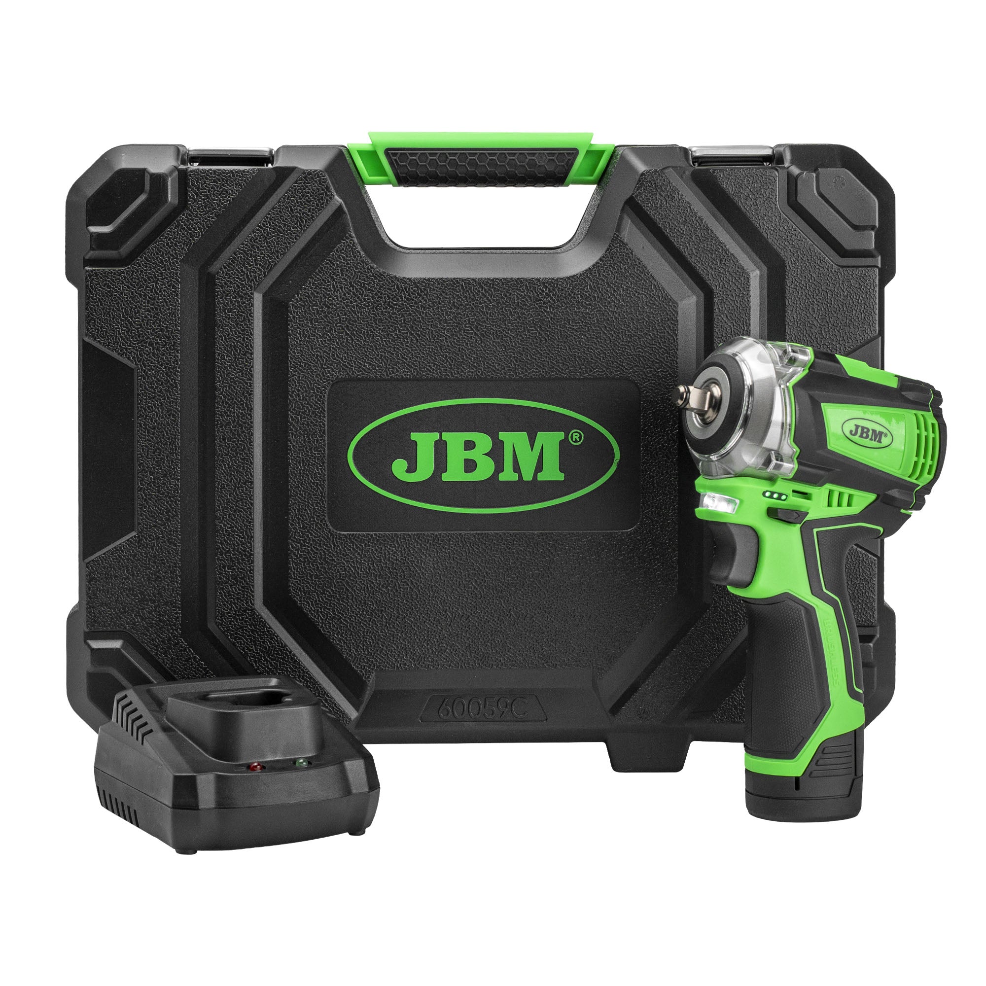 CHIAVE A IMPULSI 3/8" 250NM BRUSHLESS CON CUSTODIA JBM 60059C