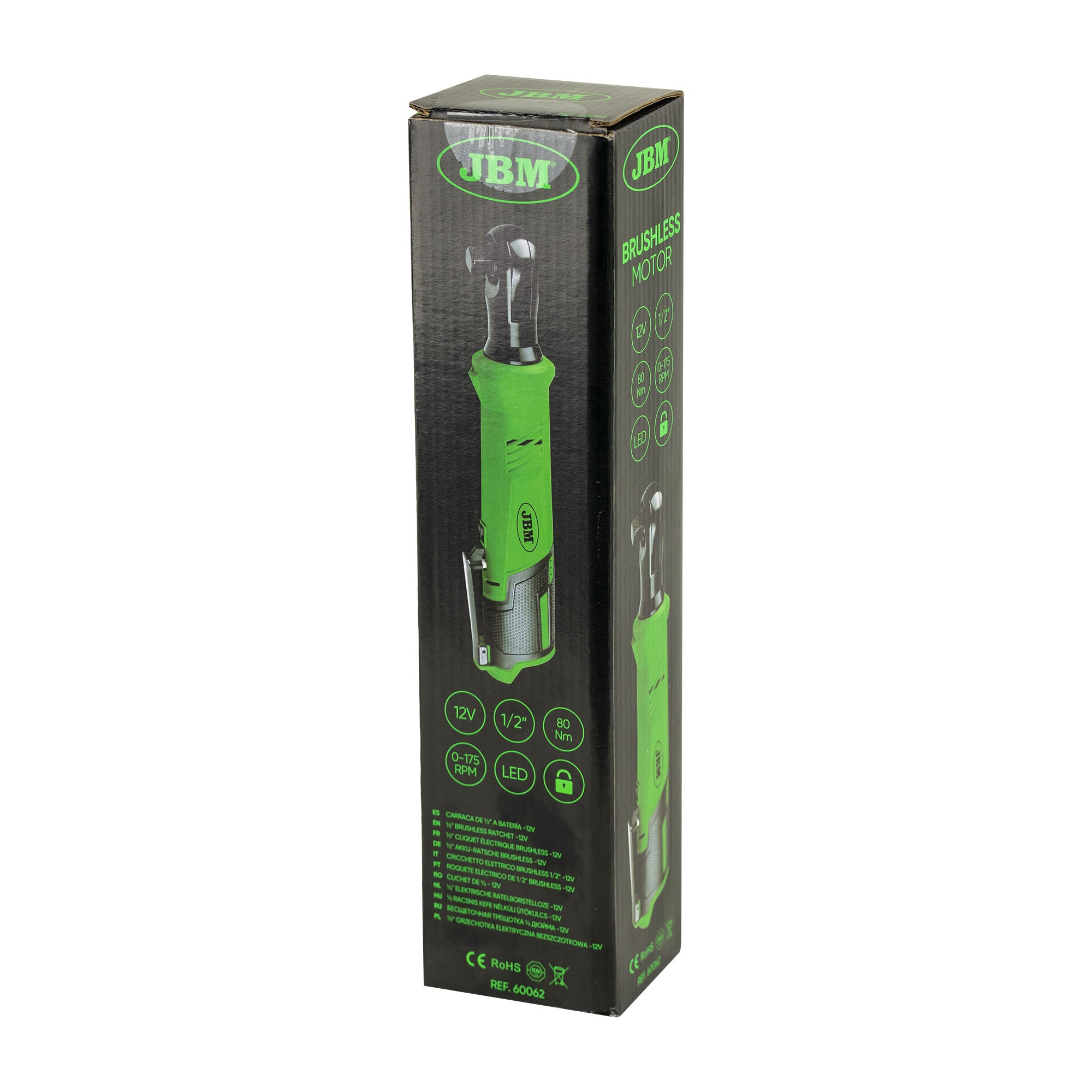 CRICCHETTO ELETTRICO BRUSHLESS 1/2” -12V 60062 JBM