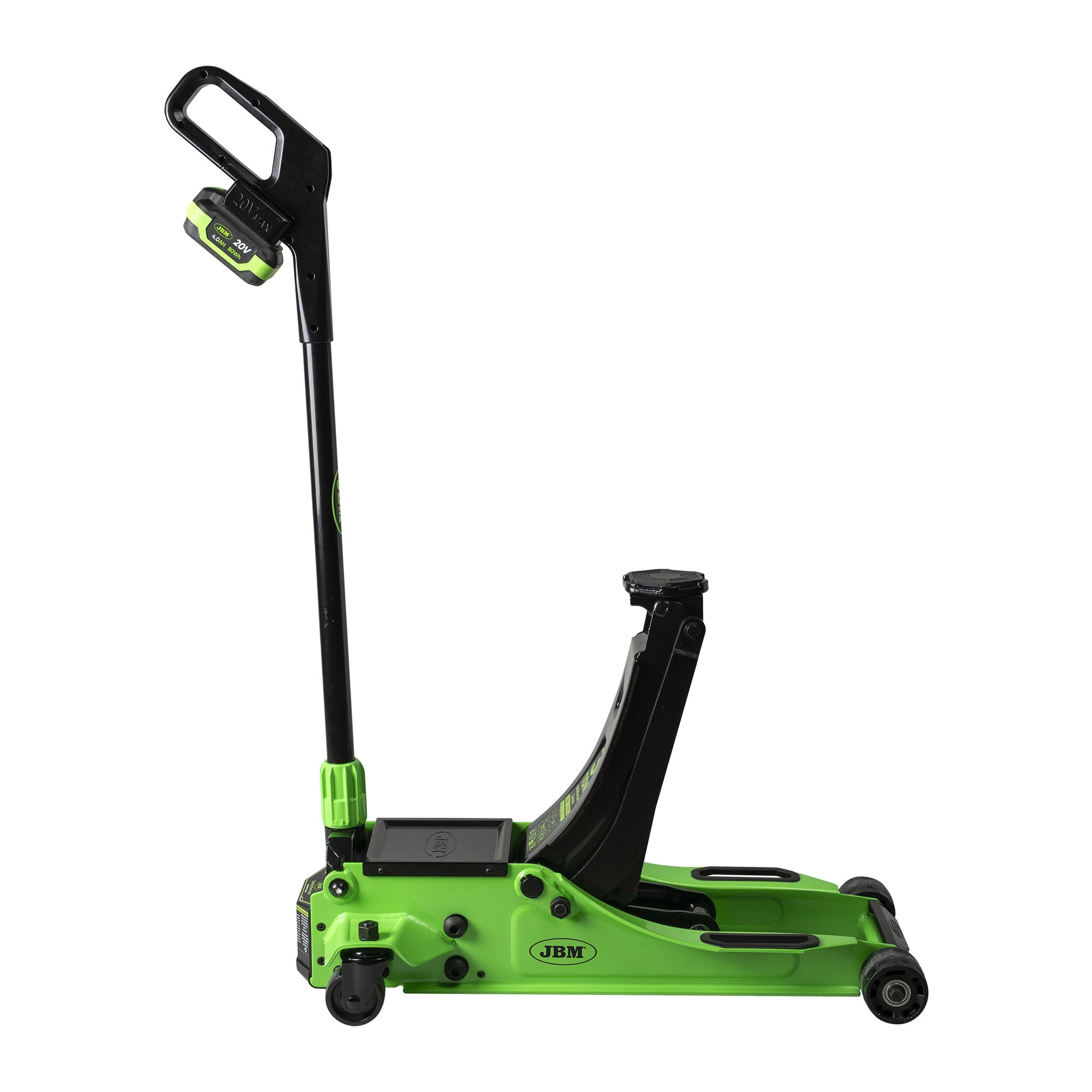 CRIC A CARRELLO IDRAULICO 3T A BATTERIA JBM 60065