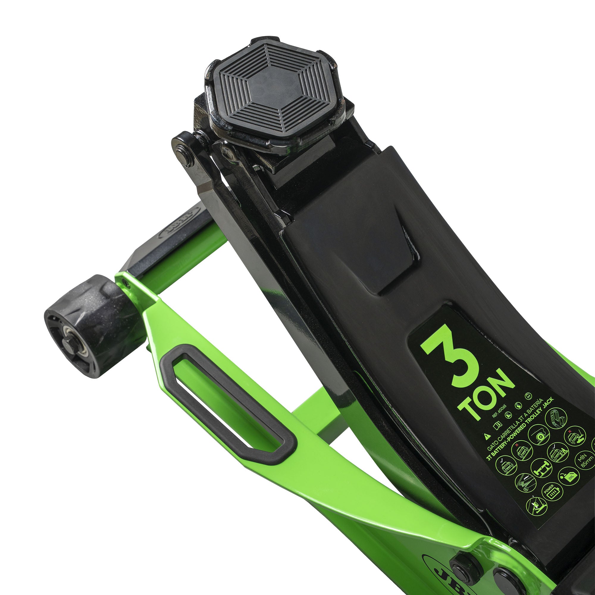 CRIC A CARRELLO IDRAULICO 3T A BATTERIA JBM 60065
