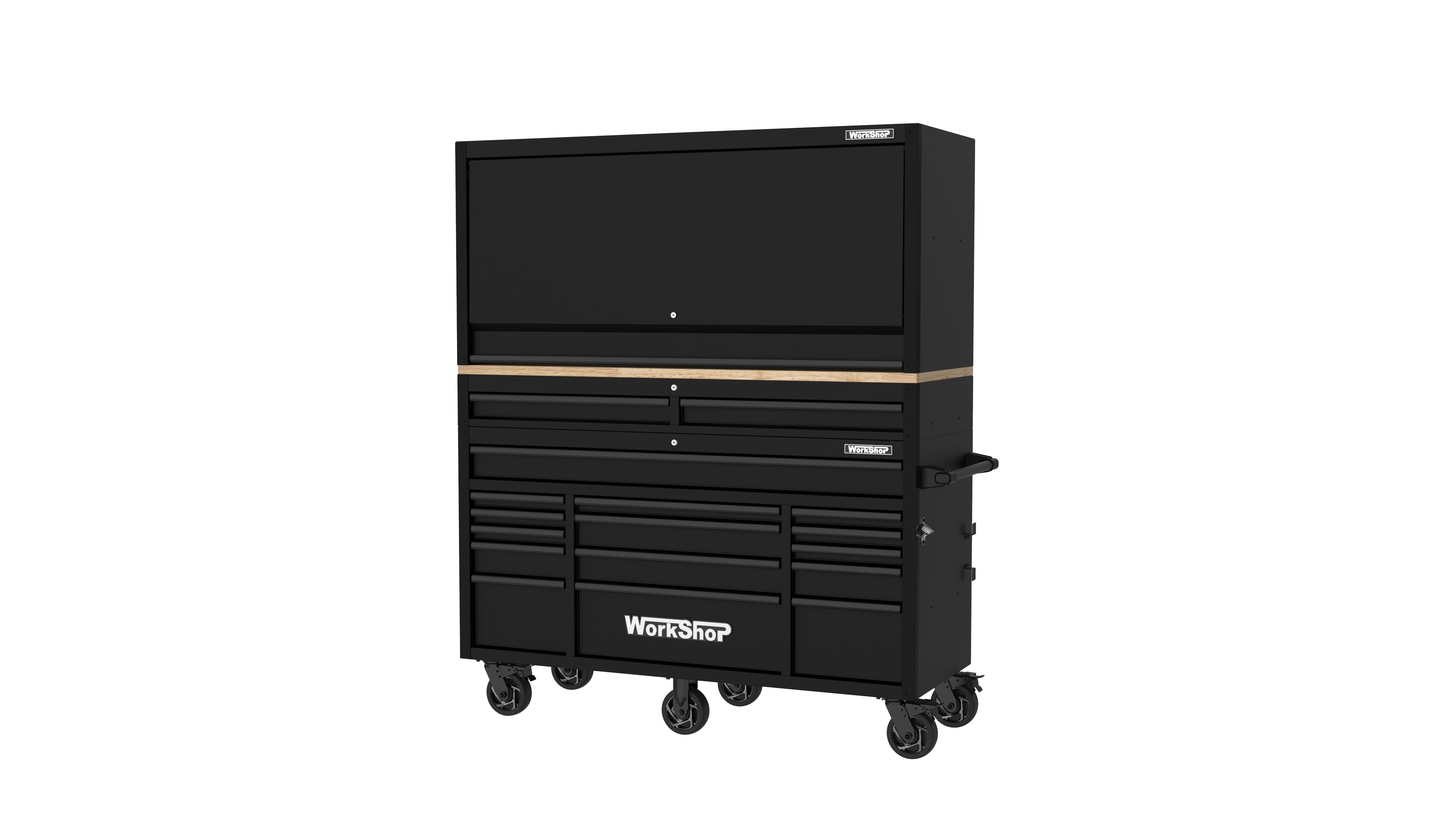 Carrello multifunzione Workshopitaly Full Black KING SIZE MAXI full optional 6 ruote