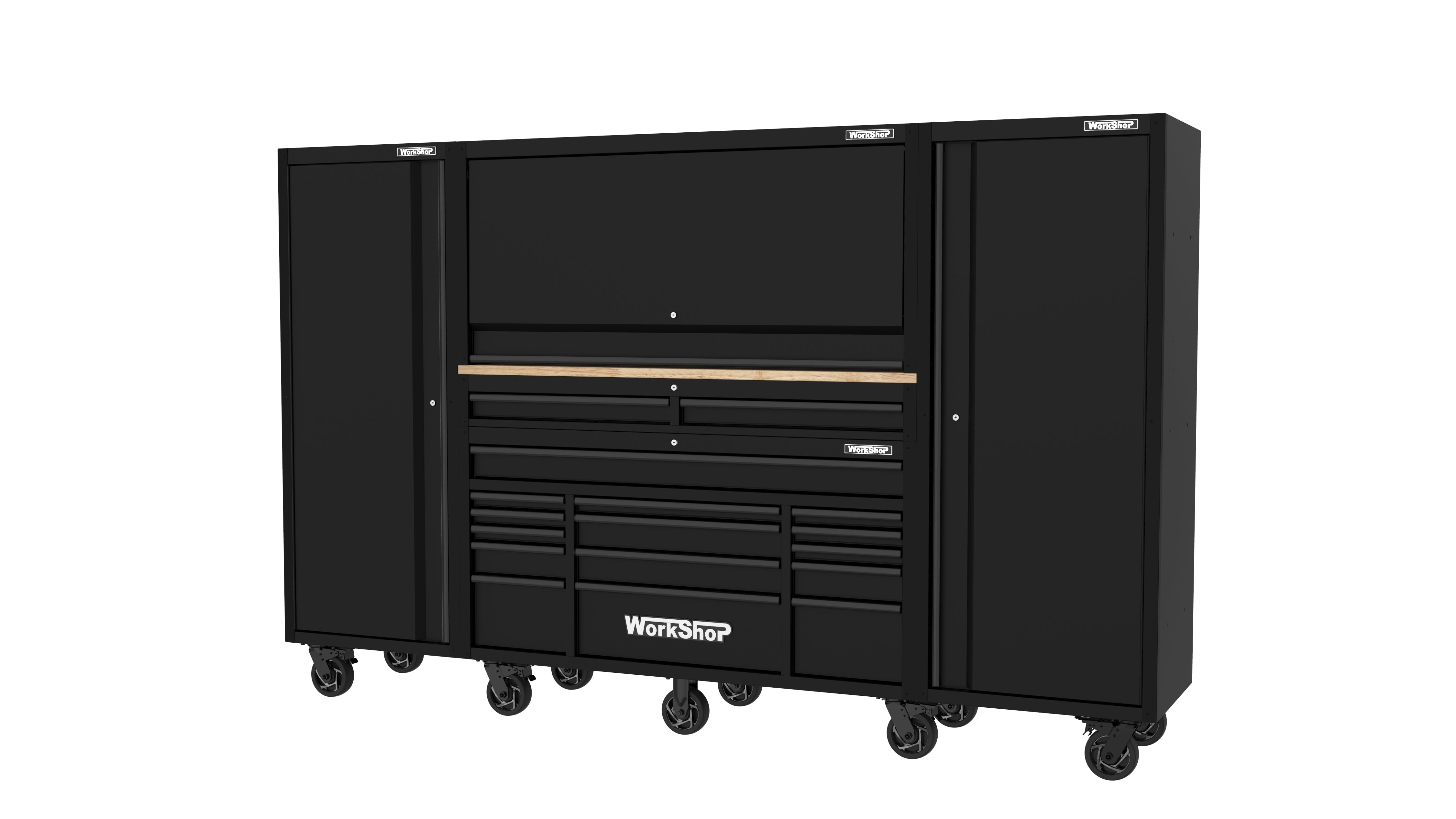 Carrello multifunzione Workshopitaly Full Black KING SIZE MASTER SET MAXI