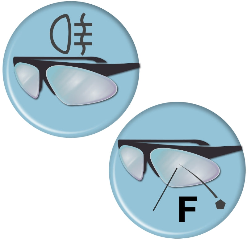 Occhiali di protezione con lenti in policarbonato trasparente Beta 7076BC