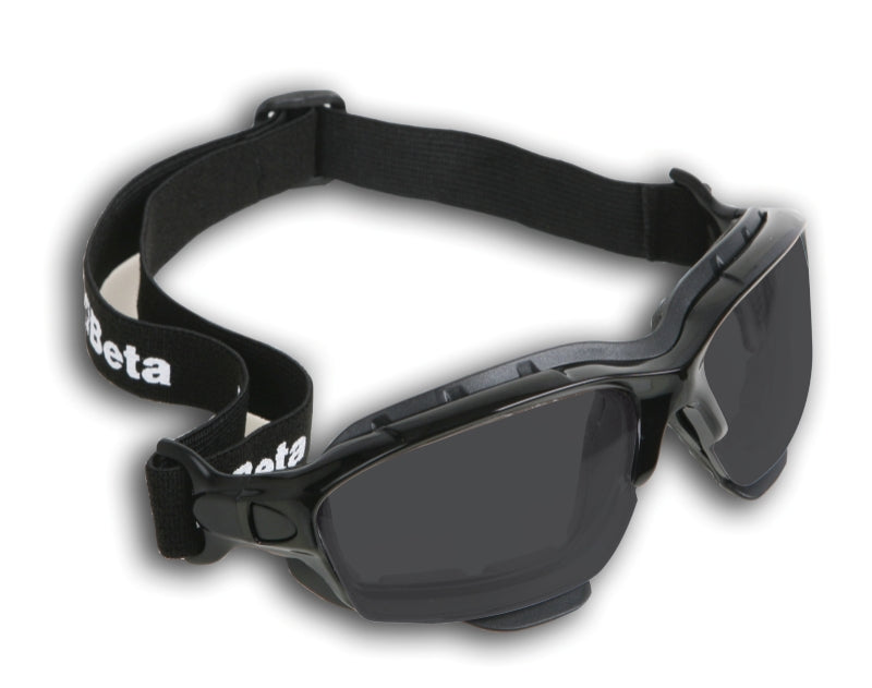 Occhiali di protezione con lenti in policarbonato scuro Beta 7093BD