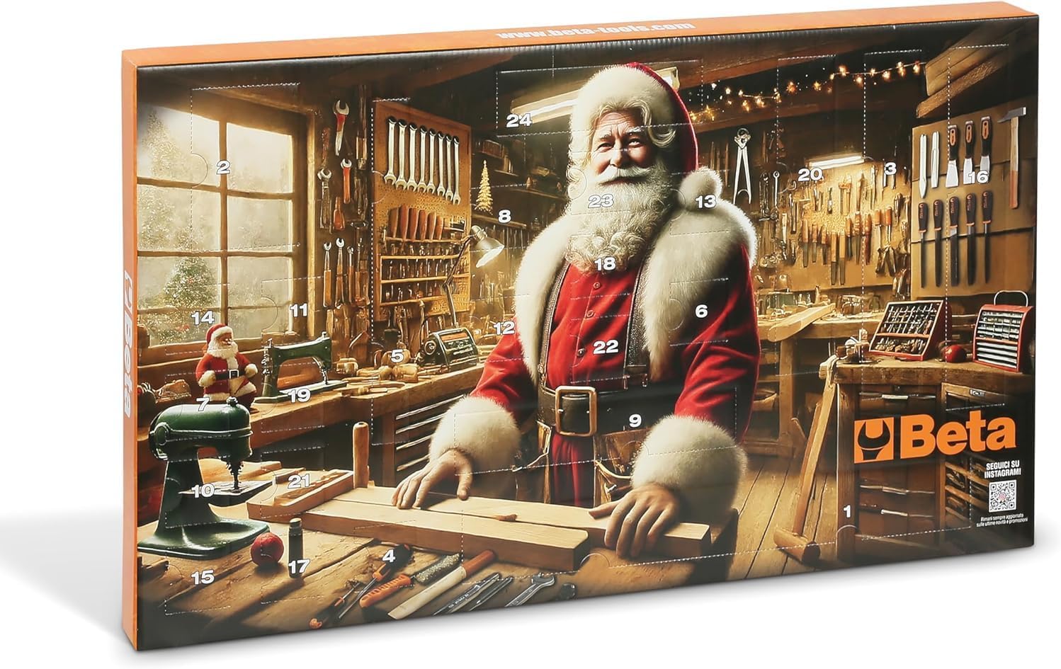 Calendario dell' avvento Beta Utensili con set 24 utensili