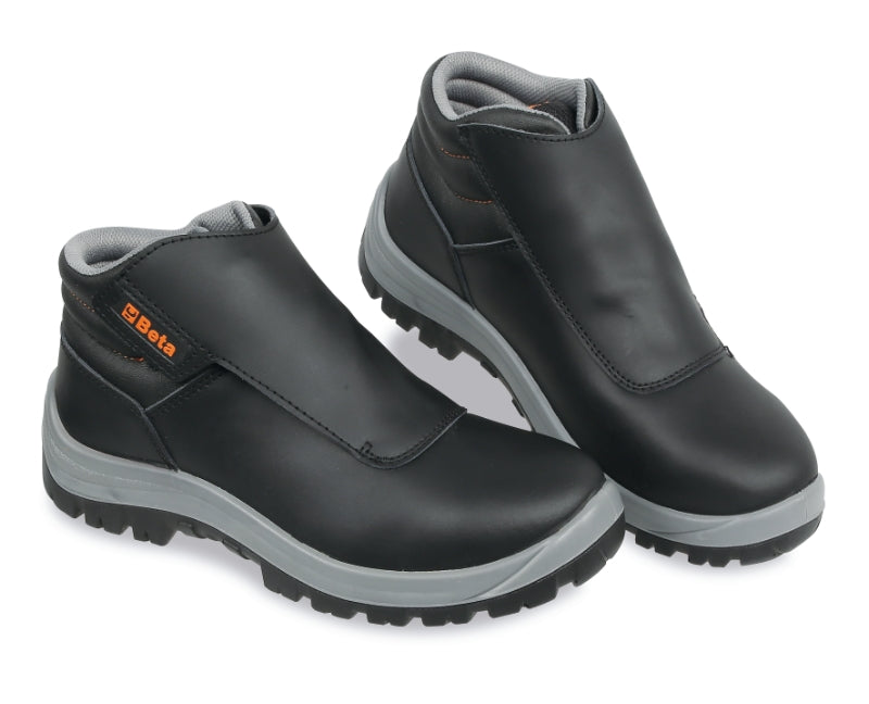Scarpe antinfortunistiche BASIC in pelle idrorepellente con patella di protezione Beta 7245NB