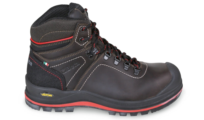 Scarpe alte in pelle idrorepellenti con battistrada in gomma VIBRAM® Beta 7294HM