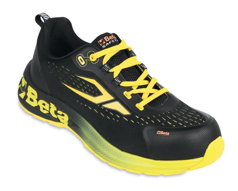 Scarpe RENEGADE in tessuto intrecciato resistente e traspirante, dettagli gialli Beta 7341Y