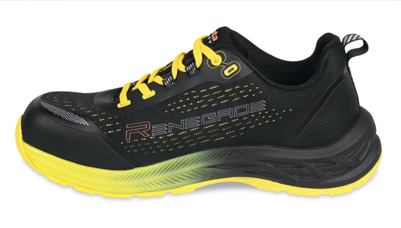 Scarpe RENEGADE in tessuto intrecciato resistente e traspirante, dettagli gialli Beta 7341Y