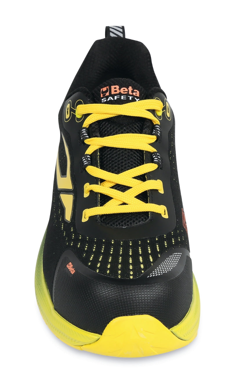 Scarpe RENEGADE in tessuto intrecciato resistente e traspirante, dettagli gialli Beta 7341Y