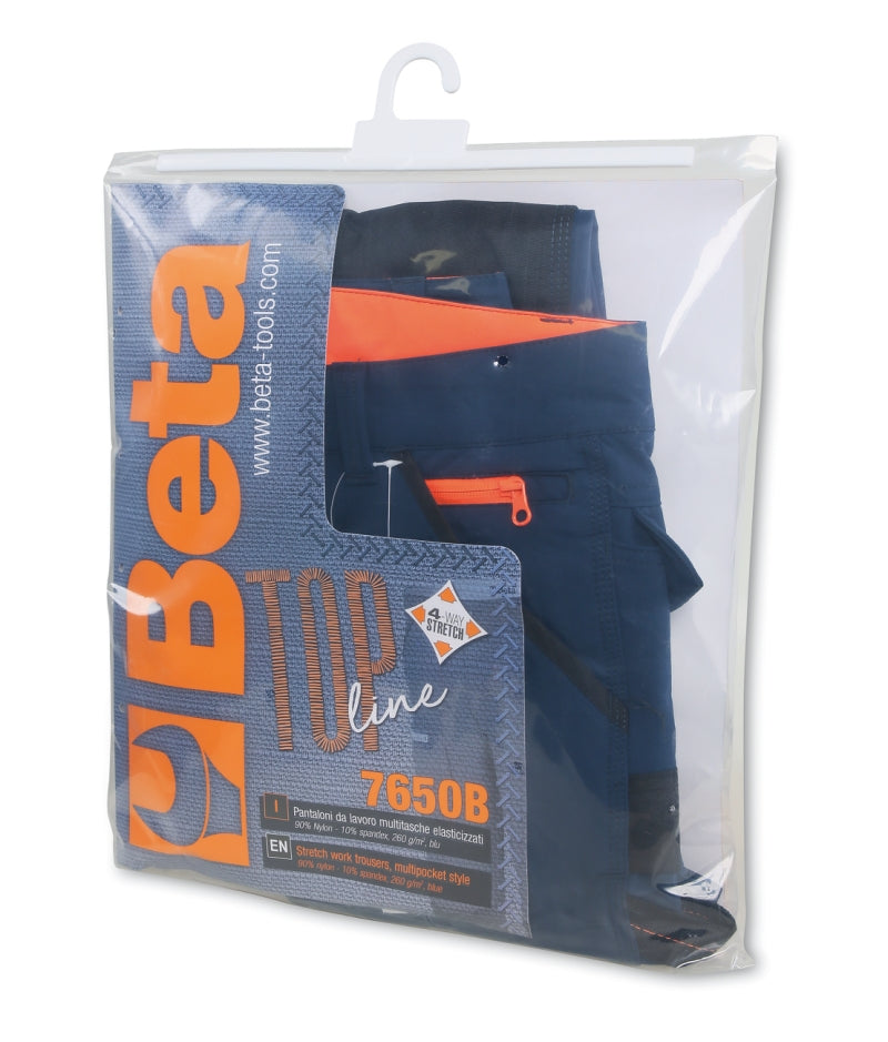 Pantaloni da lavoro multitasche elasticizzati Beta 7650B