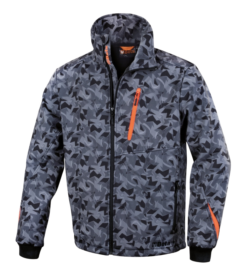 Giacca softshell - camouflage grigio Beta 7658CM