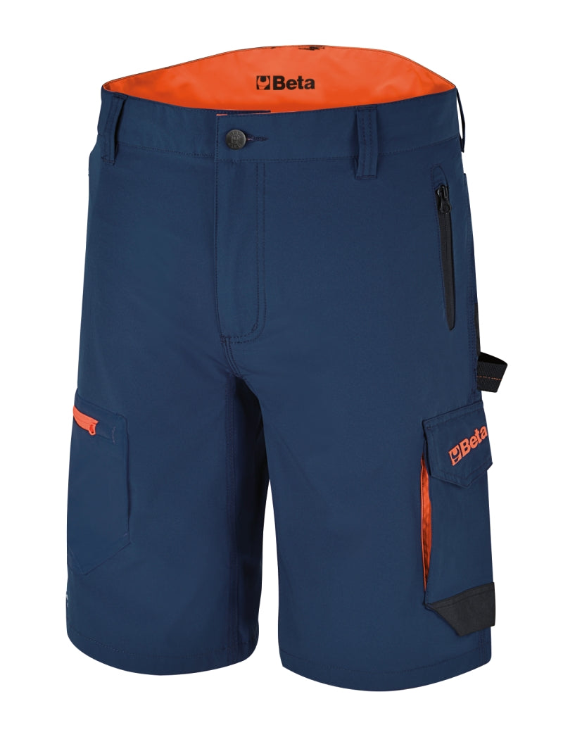 Bermuda leggeri da lavoro, multitasche elasticizzati Slim fit Beta 7661B