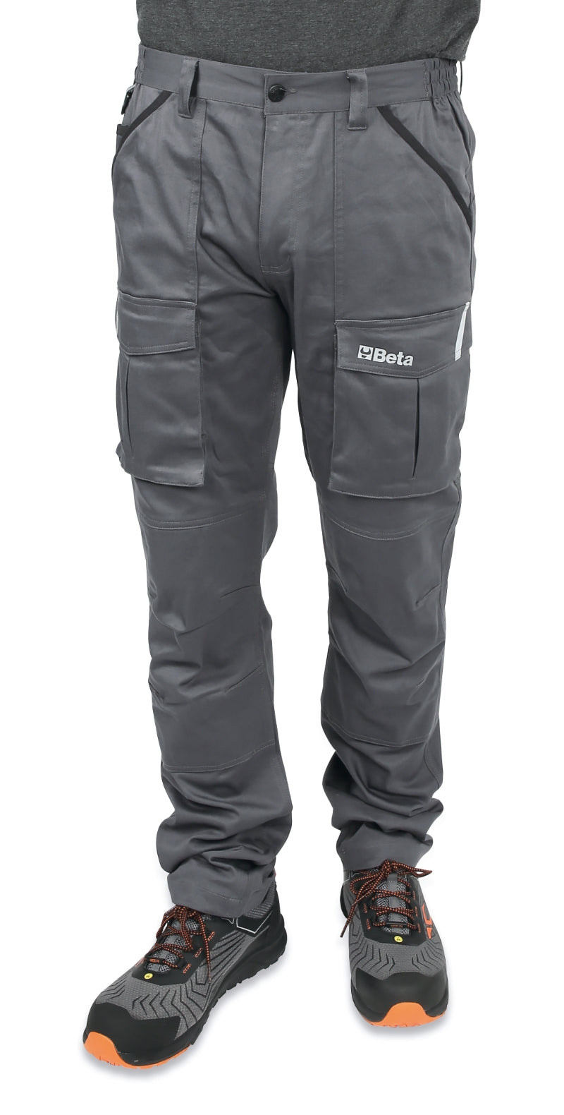 Pantaloni da lavoro in 100% cotone elasticizzato, comodi e resistenti Beta 7930MG