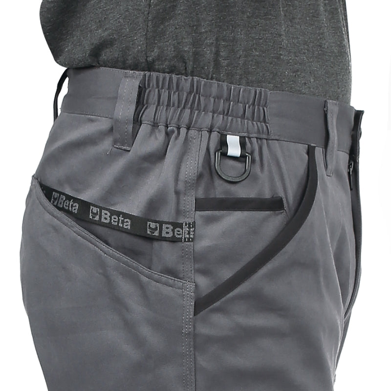Pantaloni da lavoro in 100% cotone elasticizzato, comodi e resistenti Beta 7930MG