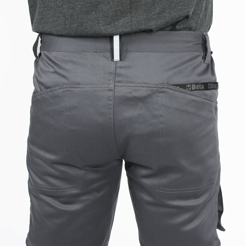 Pantaloni da lavoro in 100% cotone elasticizzato, comodi e resistenti Beta 7930MG