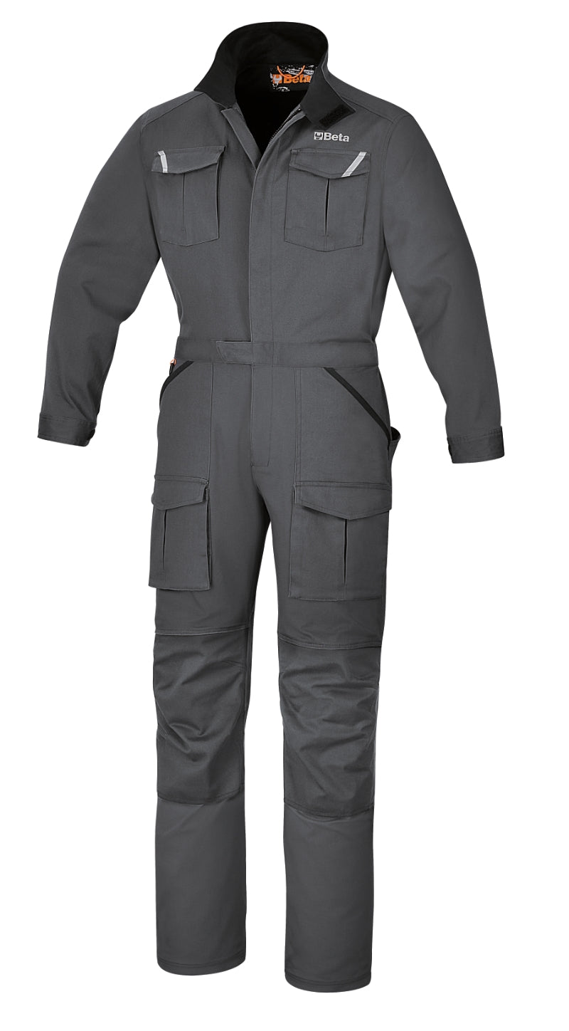 Tuta da lavoro in 100% cotone elasticizzato, comoda e resistente. Beta 7935MG