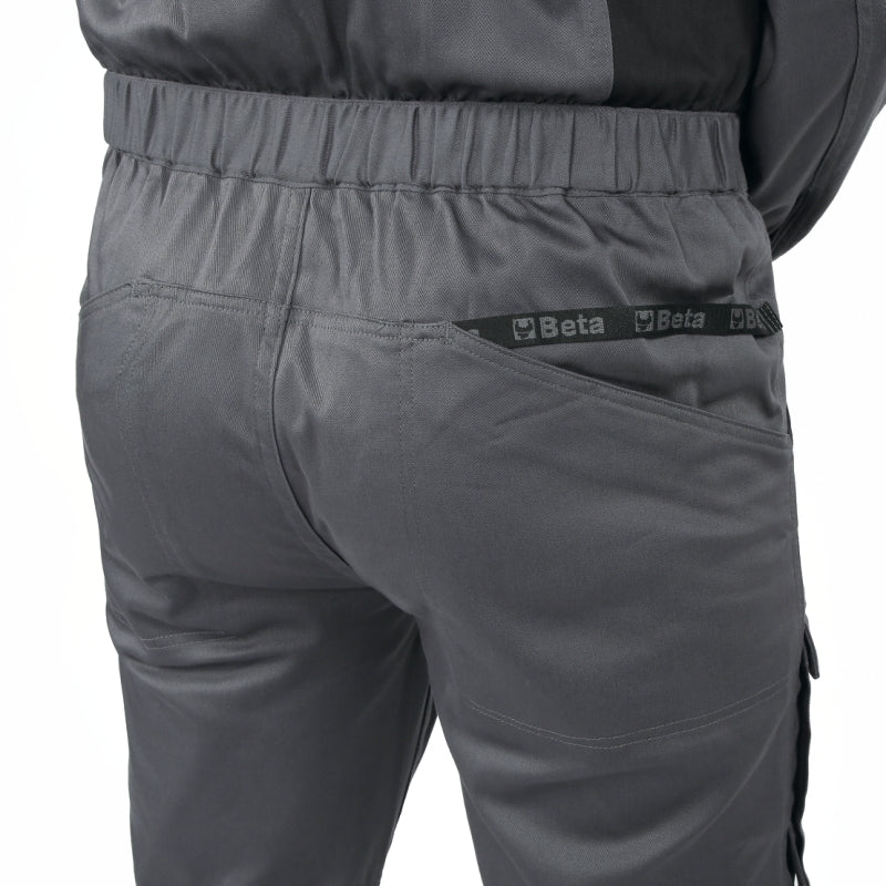 Tuta da lavoro in 100% cotone elasticizzato, comoda e resistente. Beta 7935MG