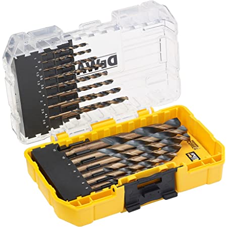 Set di foratura in metallo nero e oro da 14 pezzi punte DeWalt DT70727-QZ