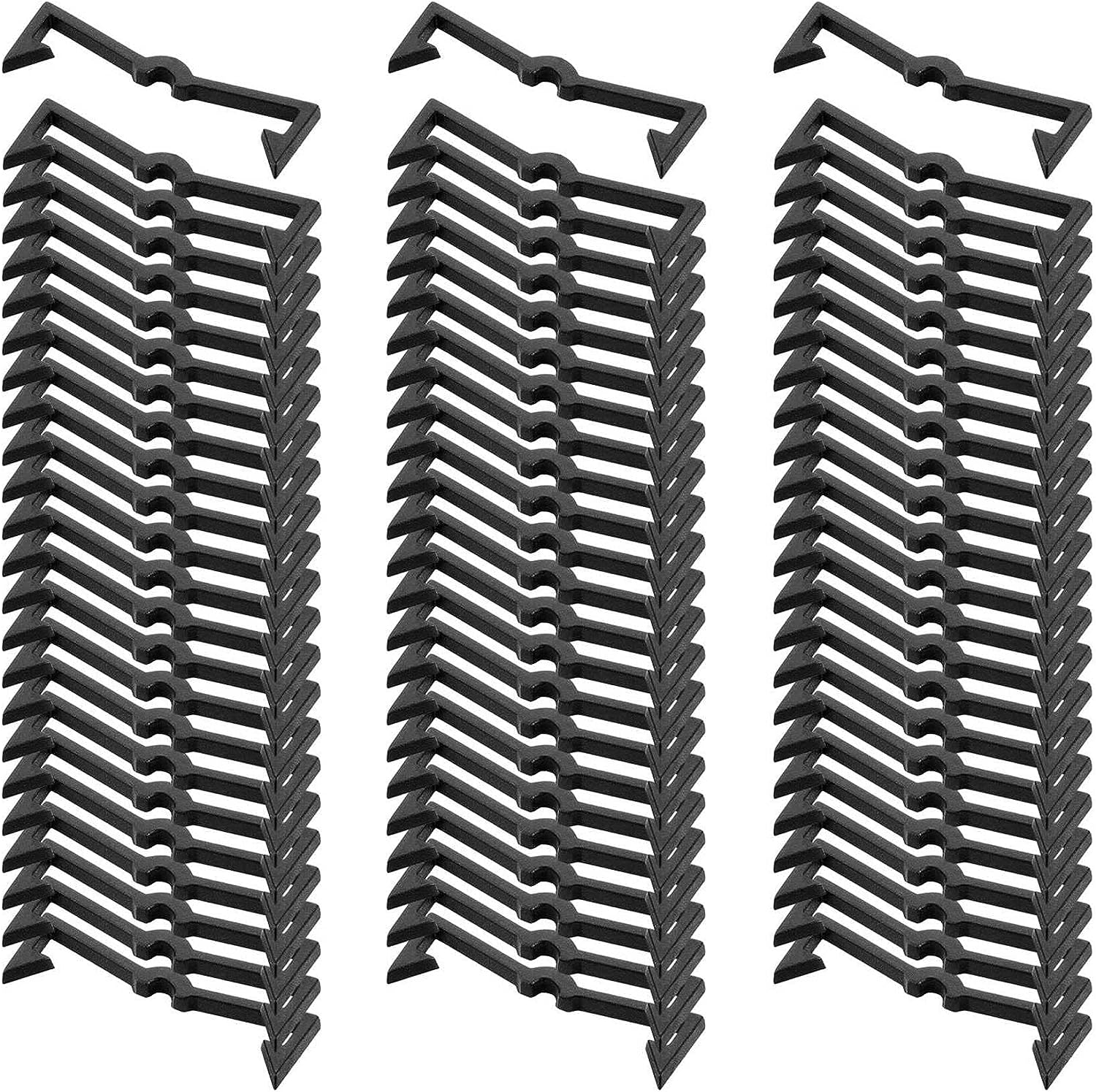 Set 100 fermi in plastica ganci per Arredo Officina Workshopitaly MPS Total Black