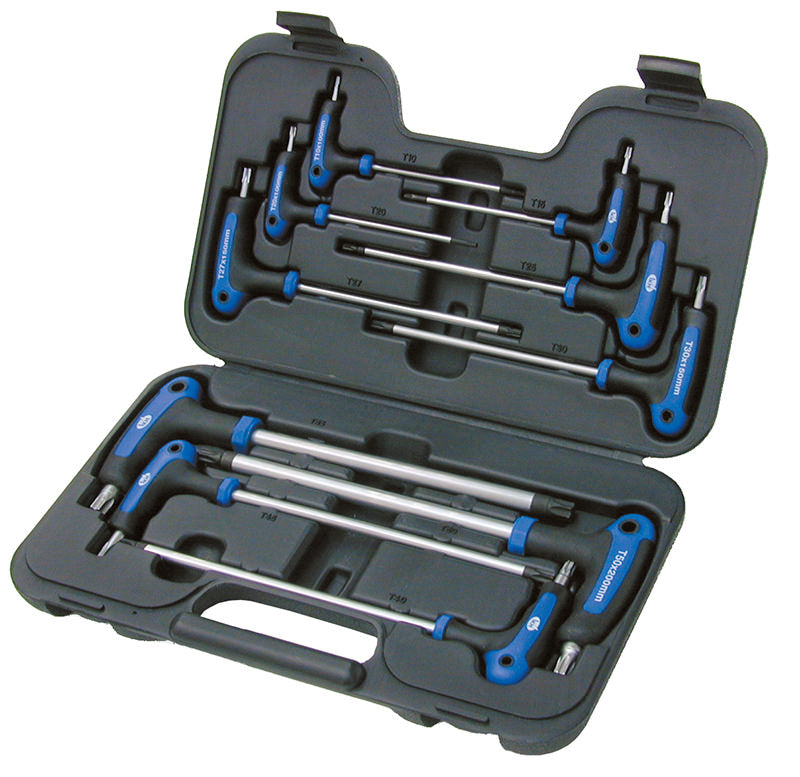 SERIE 10 CHIAVI TORX® PIEGATE IN VALIGIA FERMEC 8606