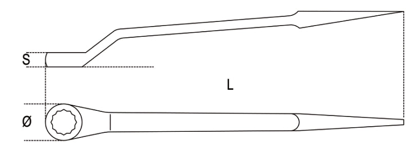 Chiavi poligonali semplici antiscintilla Beta 89BA