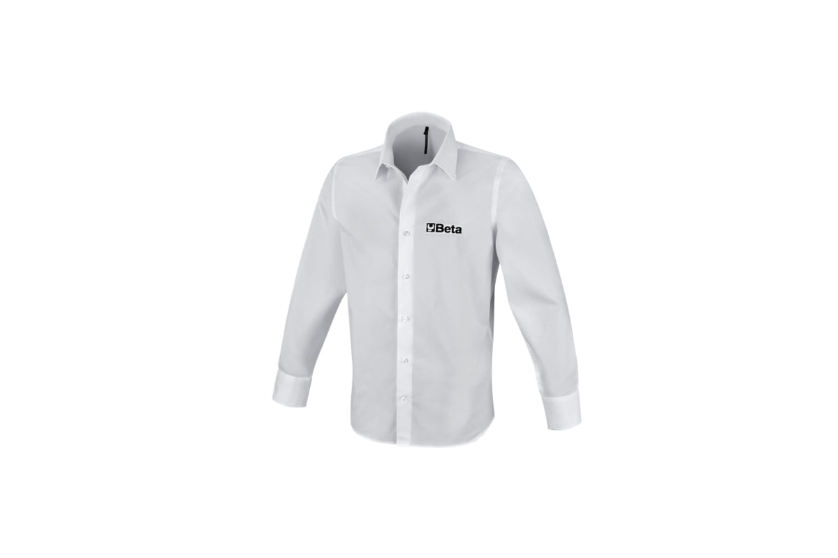 Camicia uomo elasticizzata a manica lunga. Beta 9510W