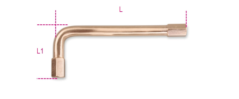 Chiavi maschio esagonali piegate antiscintilla Beta 96BAF-AS